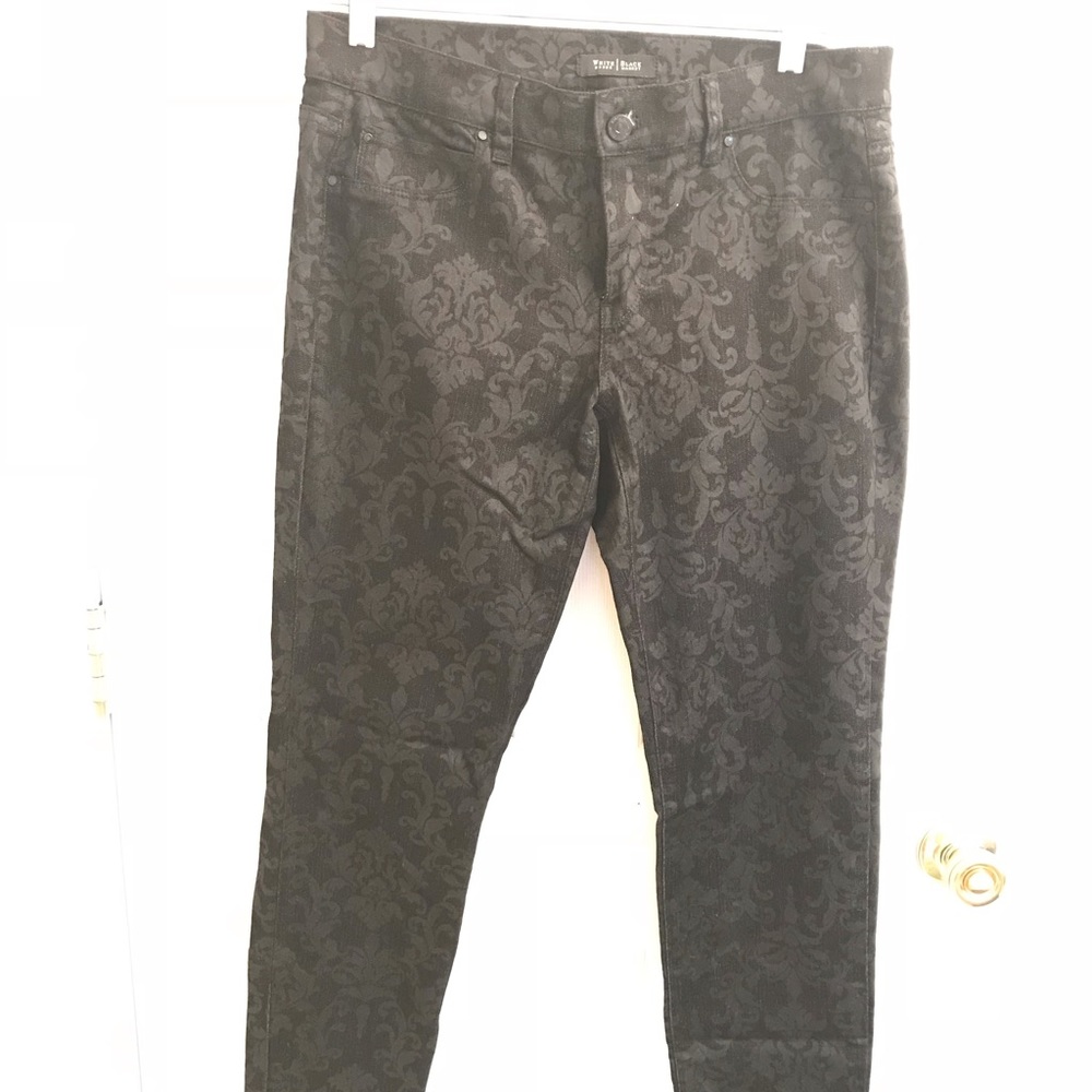 NWT...White House Black Market Noir Skinny Jeans